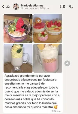 Resultado compartido por una alumna de AmbArt Candles
